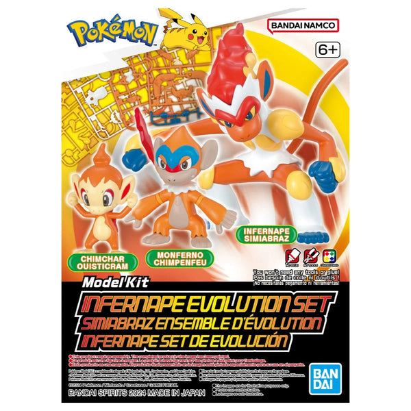 Pokemon: MODEL KIT - Infernape Evolution Set