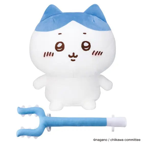 BANDAI Chiikawa Talking HACHIWARE Plush 2024 “I'll Reply a Lot ”