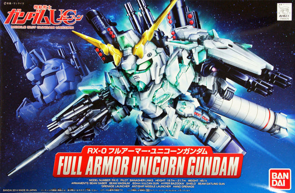 SD BB 390 Gundam RX-0 Full Armor Unicorn Gundam