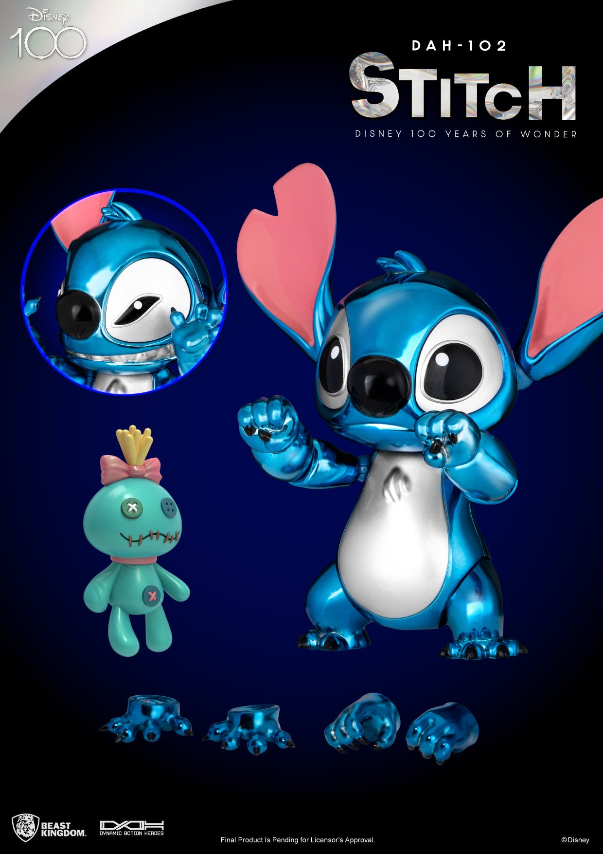 Disney 100 Years of Wonder: DYNAMIC ACTION HEROES - Stitch
