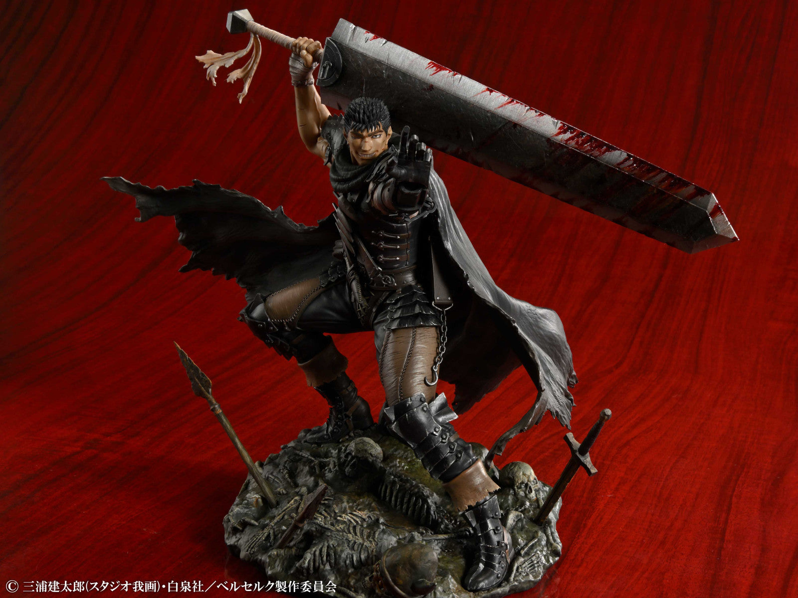 PRE ORDER Berserk: 1/7 SCALE FIGURE - Guts (Black Swordsman Version)