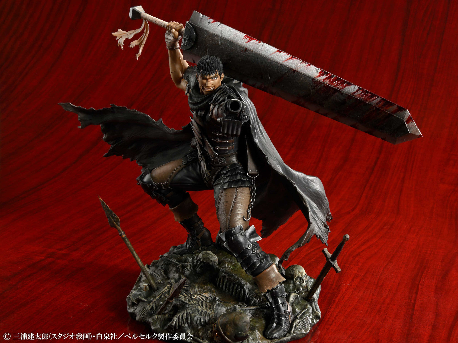 PRE ORDER Berserk: 1/7 SCALE FIGURE - Guts (Black Swordsman Version)