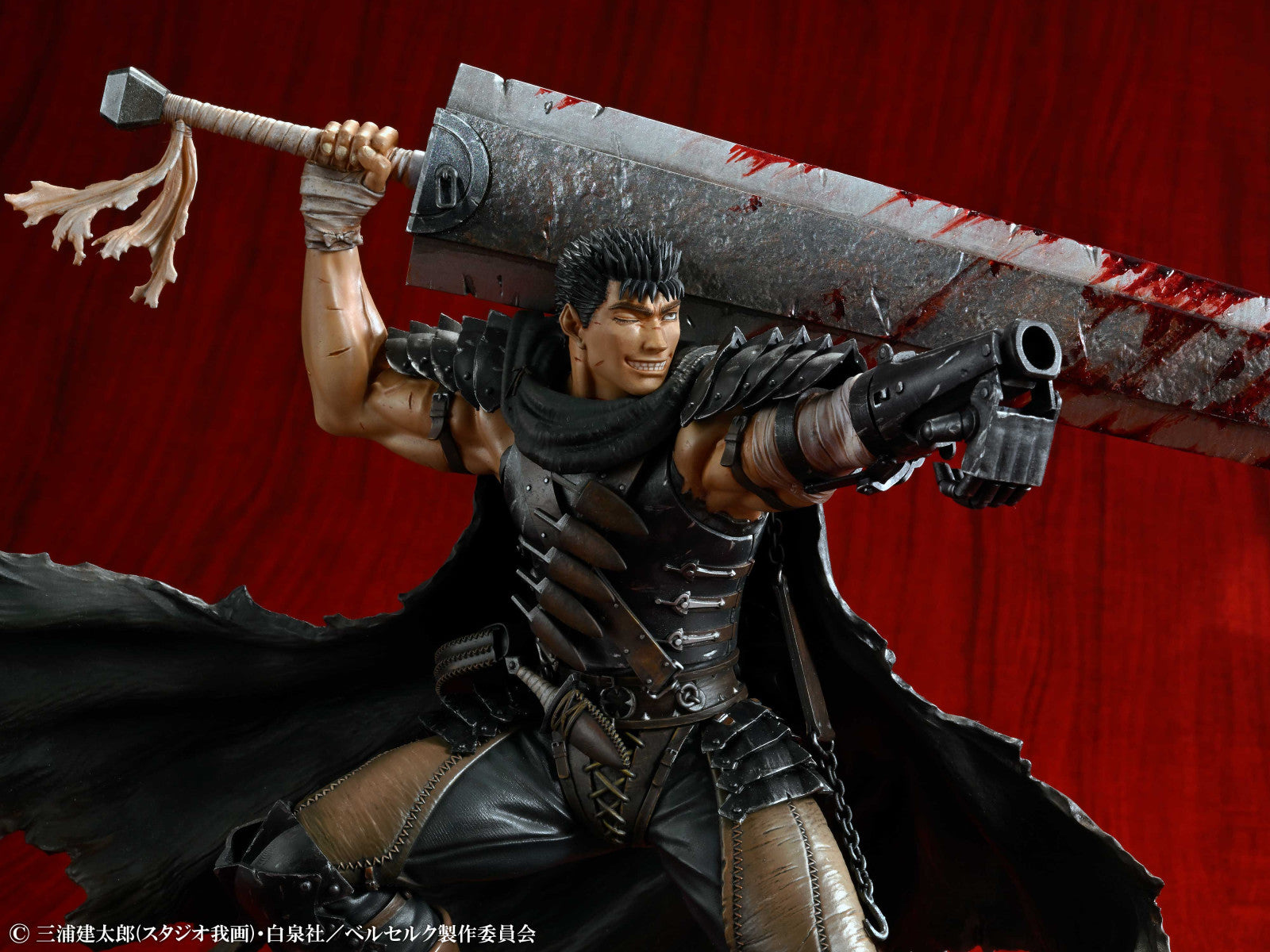 PRE ORDER Berserk: 1/7 SCALE FIGURE - Guts (Black Swordsman Version)