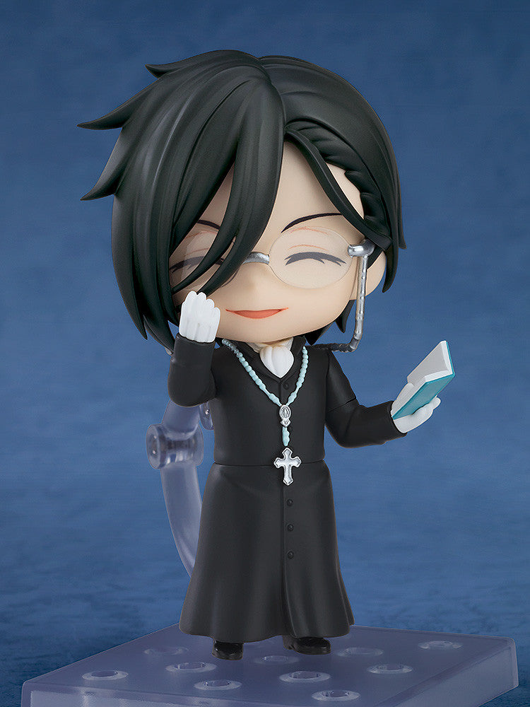 PRE ORDER Black Butler Boarding School Arc: NENDOROID - Sebastian Michaelis (Sapphire Owl Version)