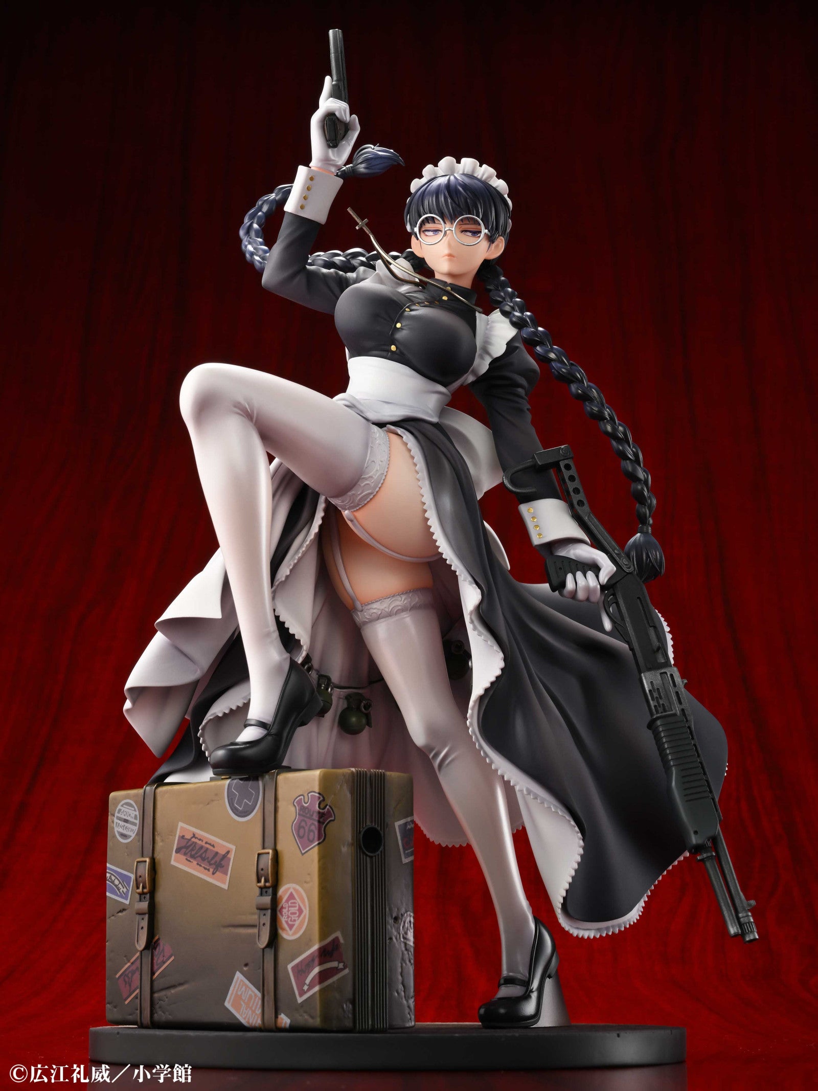 PRE ORDER Black Lagoon: 1/7 SCALE FIGURE - Roberta (the Maid of Nightmares Version)