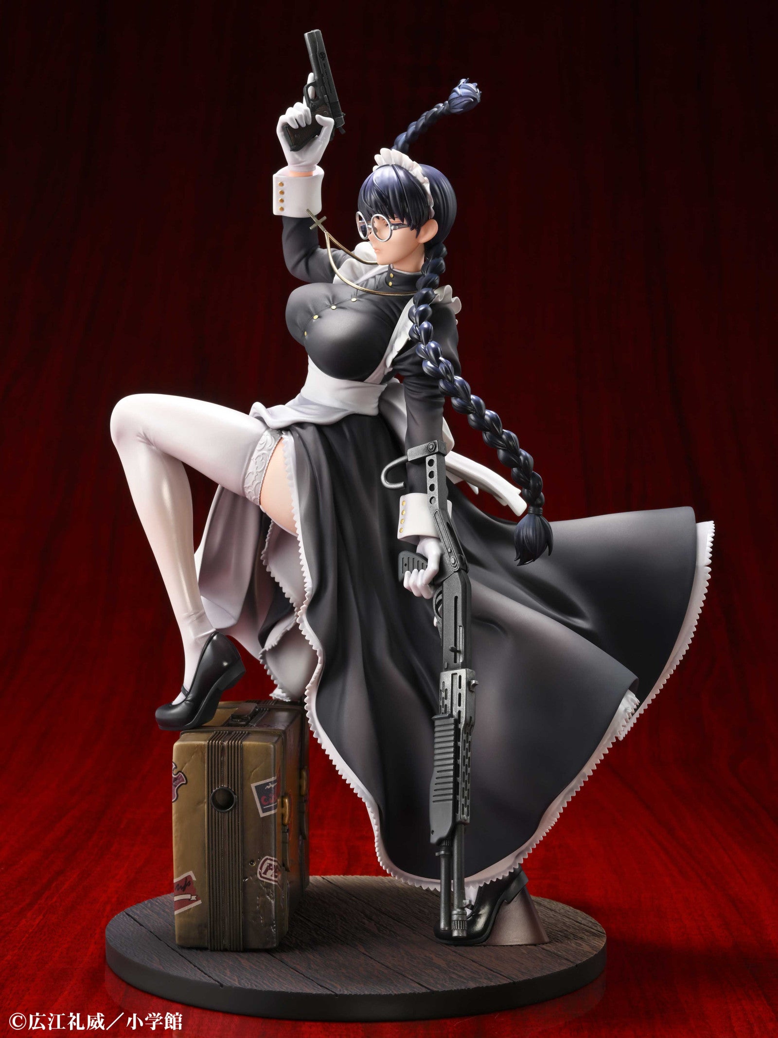 PRE ORDER Black Lagoon: 1/7 SCALE FIGURE - Roberta (the Maid of Nightmares Version)