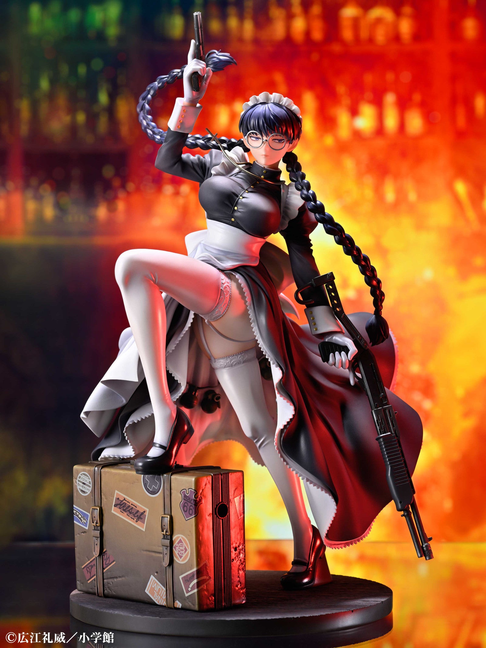 PRE ORDER Black Lagoon: 1/7 SCALE FIGURE - Roberta (the Maid of Nightmares Version)