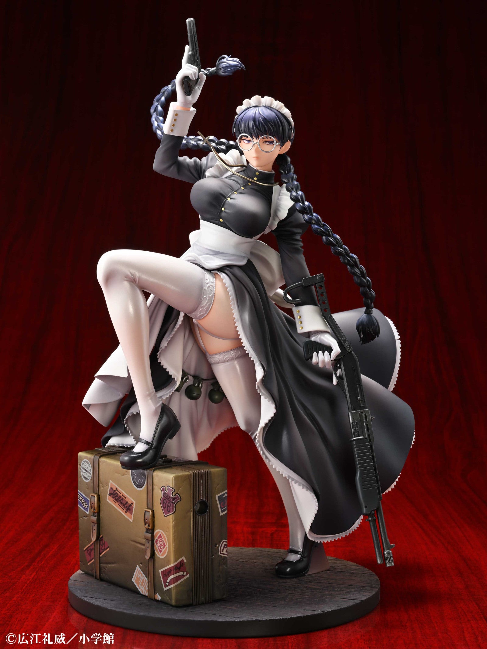 PRE ORDER Black Lagoon: 1/7 SCALE FIGURE - Roberta (the Maid of Nightmares Version)