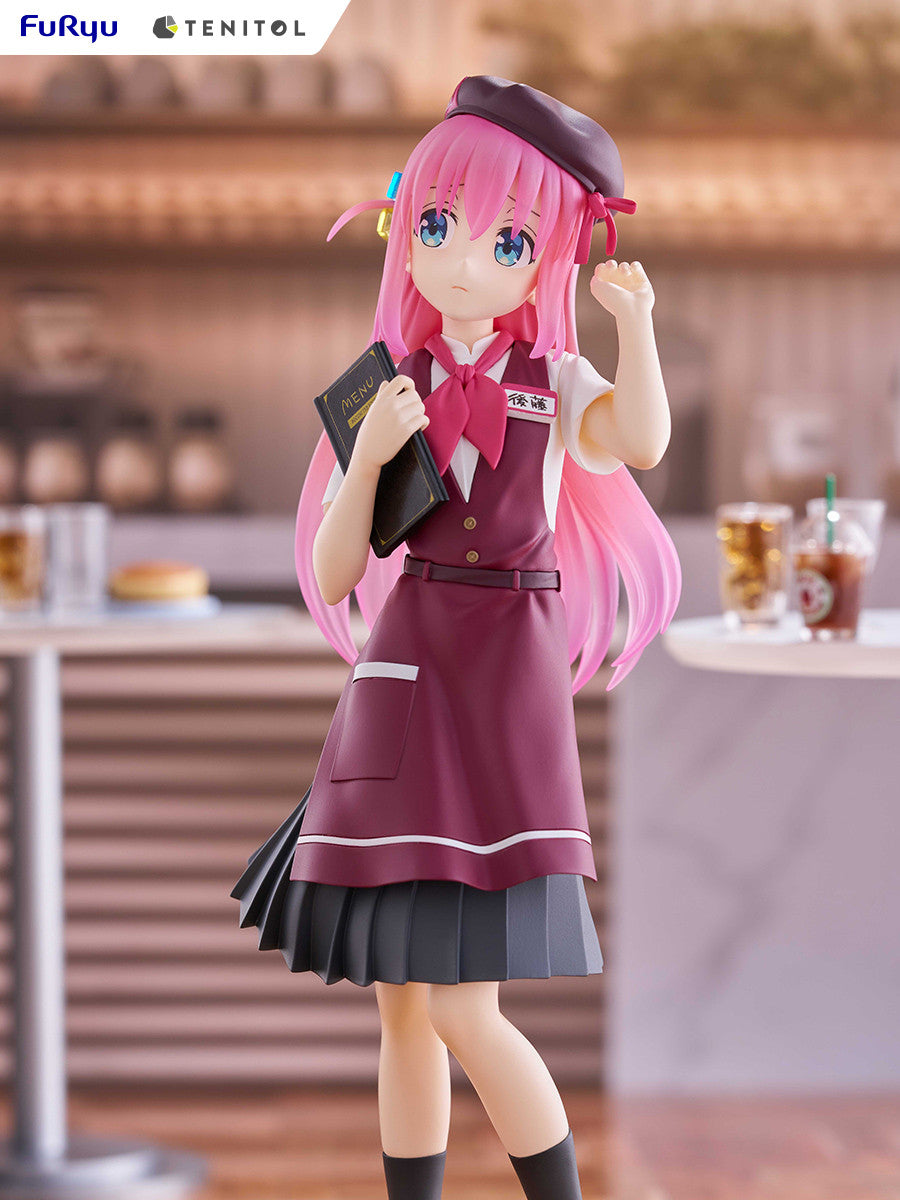 PRE ORDER Bocchi the Rock! TENITOL FIGURE - Hitori Gotoh (Cafe Clerk Style Version)