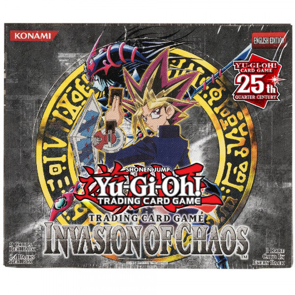 YUGIOH - Invasion Of Chaos - 25th Anniversary - Sealed Booster Box