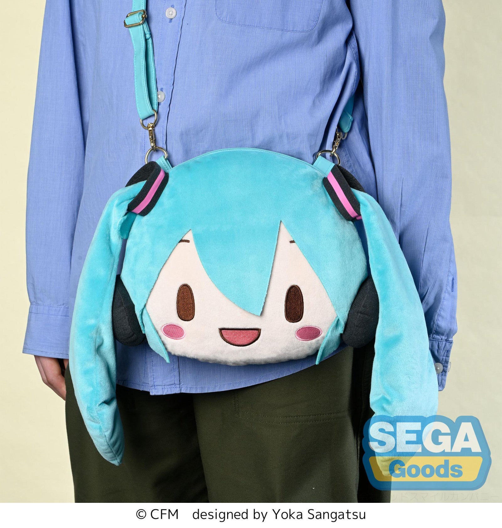 PRE ORDER Hatsune Miku: FUWA PETIT - Face Shoulder Bag (M)