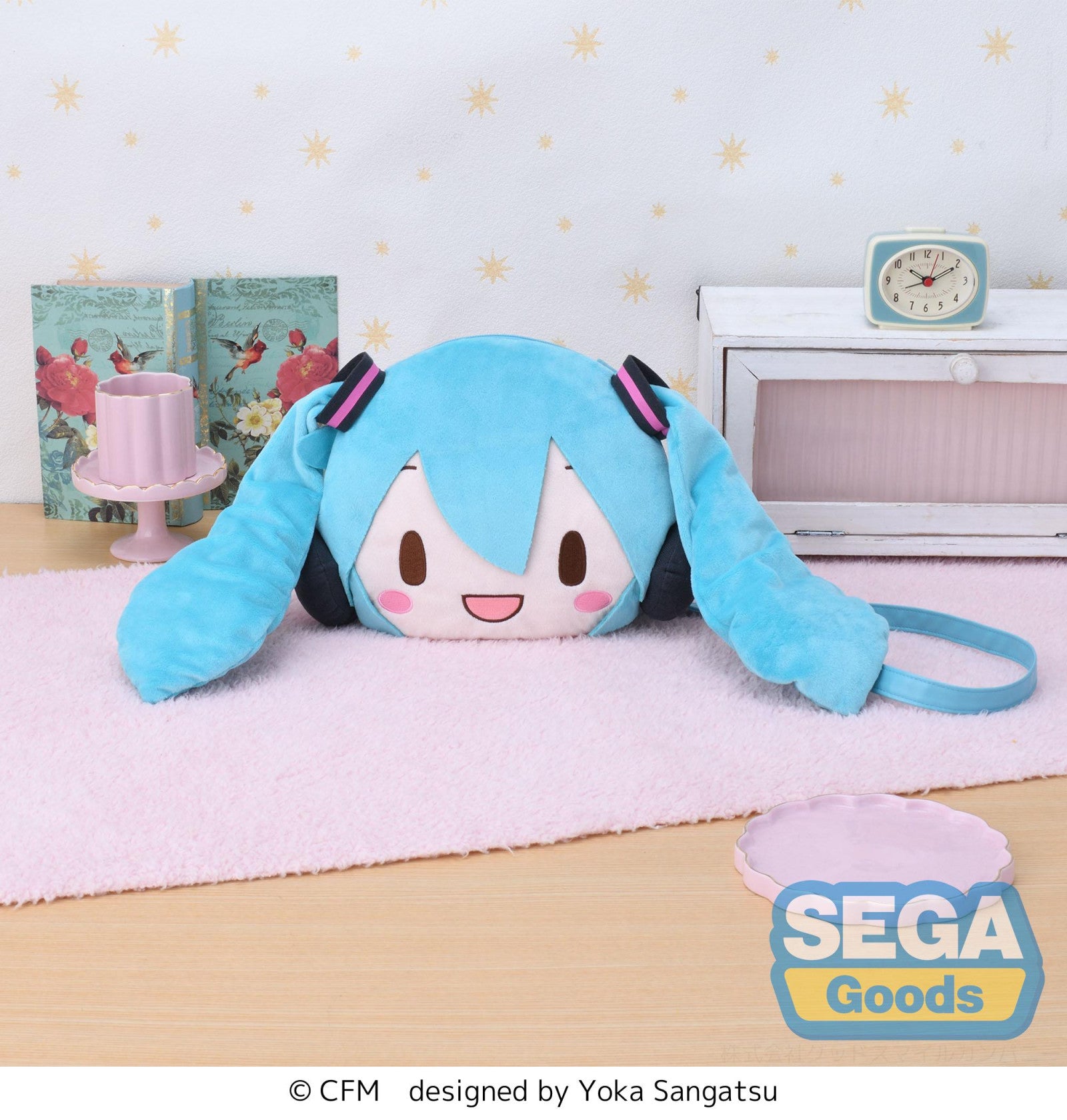 PRE ORDER Hatsune Miku: FUWA PETIT - Face Shoulder Bag (M)