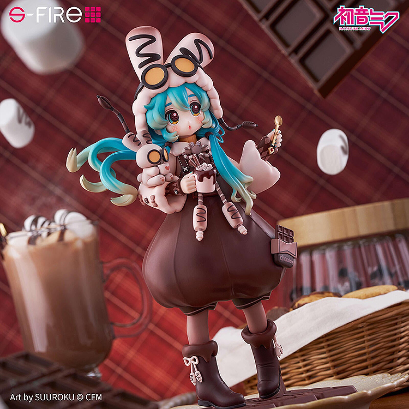 PRE ORDER Hatsune Miku: 1/7 SCALE S-FIRE FIGURE - Marshmallow Hot Cocoa Miku