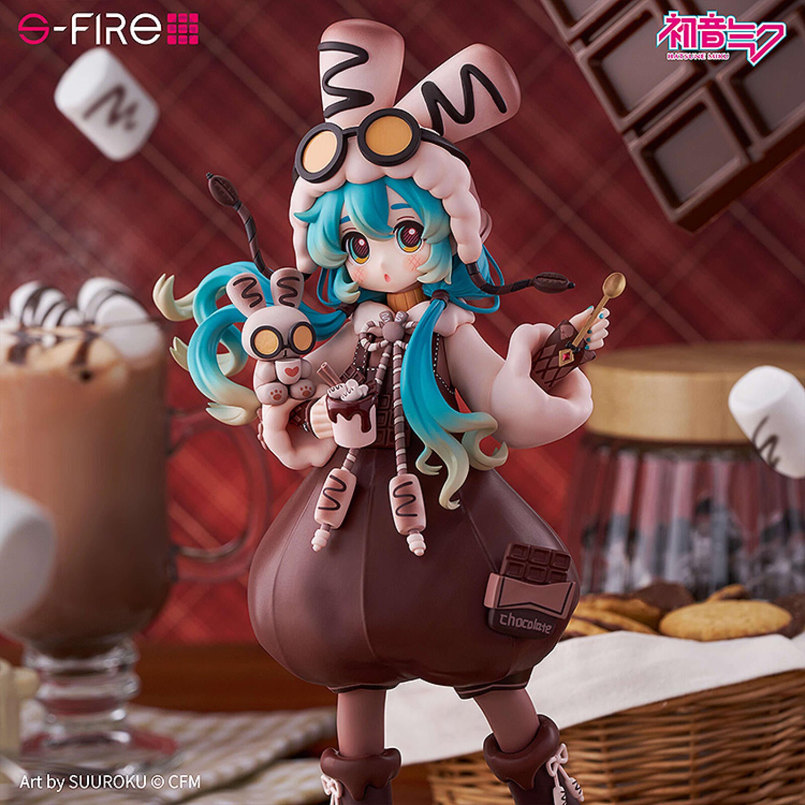 PRE ORDER Hatsune Miku: 1/7 SCALE S-FIRE FIGURE - Marshmallow Hot Cocoa Miku