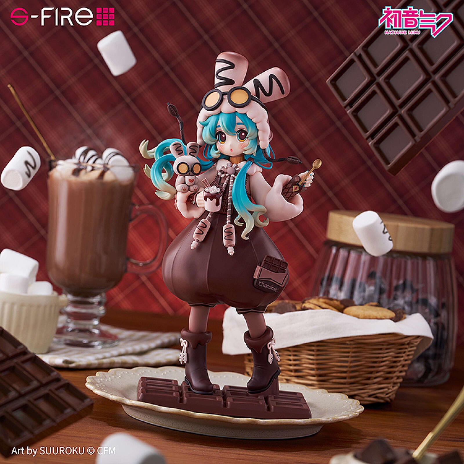 PRE ORDER Hatsune Miku: 1/7 SCALE S-FIRE FIGURE - Marshmallow Hot Cocoa Miku