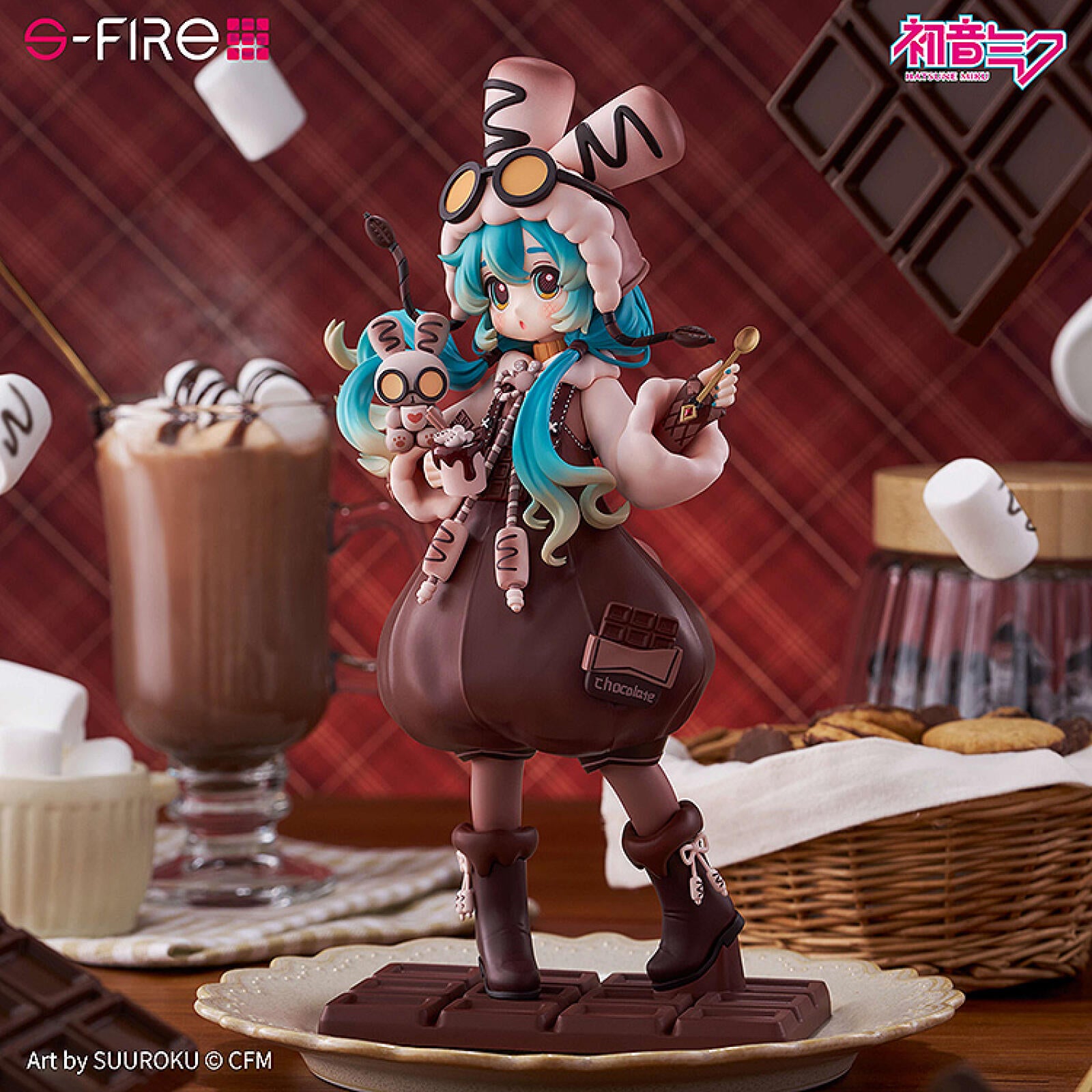 PRE ORDER Hatsune Miku: 1/7 SCALE S-FIRE FIGURE - Marshmallow Hot Cocoa Miku