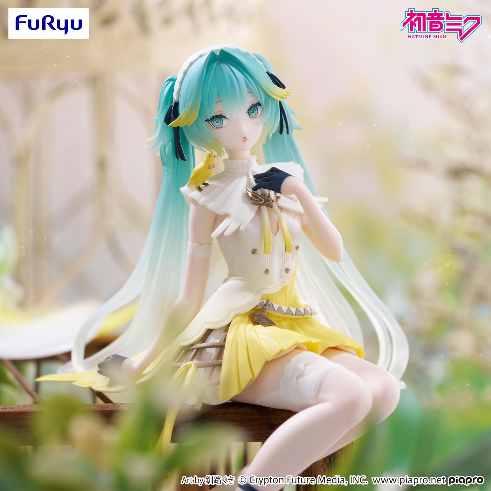 PRE ORDER Hatsune Miku: NOODLE STOPPER FIGURE - Miku (Canary Bird)