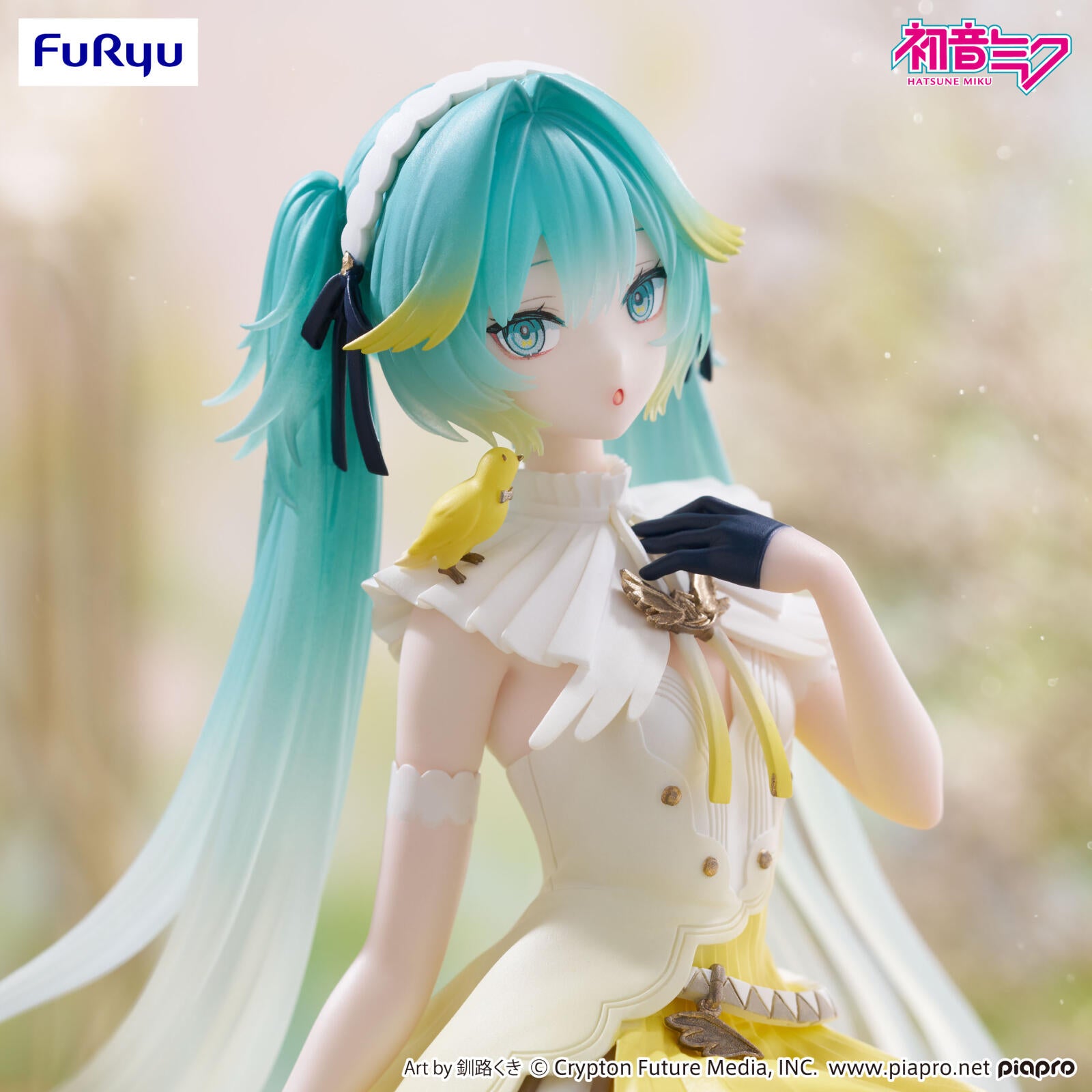 PRE ORDER Hatsune Miku: NOODLE STOPPER FIGURE - Miku (Canary Bird)