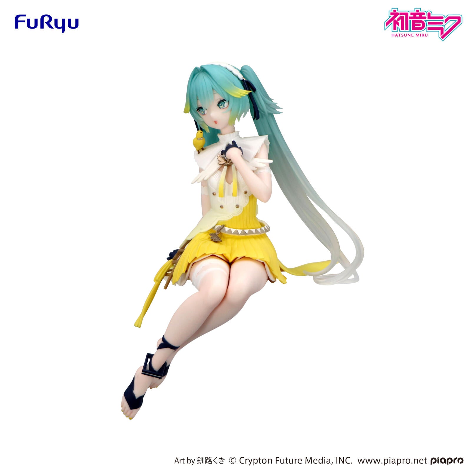 PRE ORDER Hatsune Miku: NOODLE STOPPER FIGURE - Miku (Canary Bird)