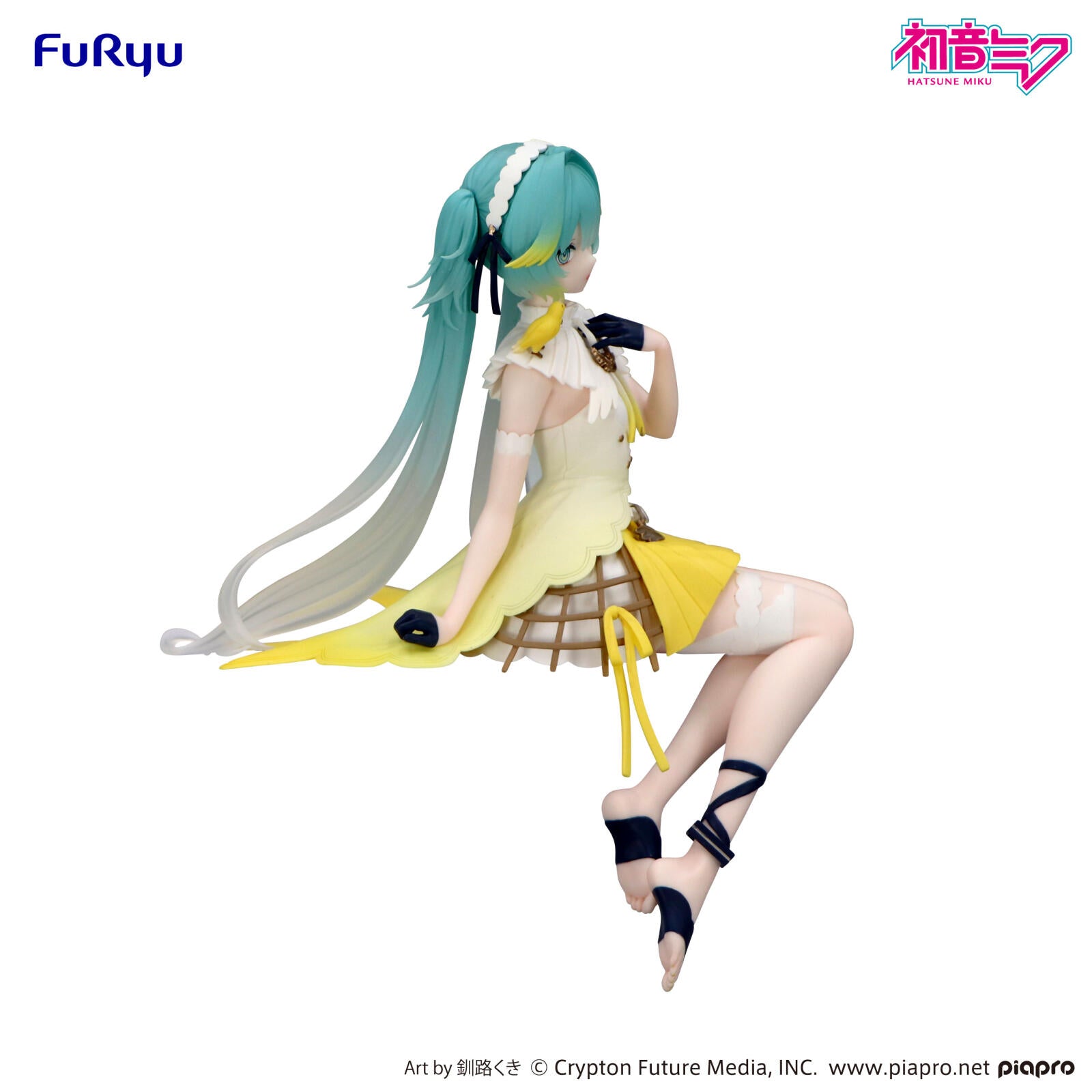 PRE ORDER Hatsune Miku: NOODLE STOPPER FIGURE - Miku (Canary Bird)