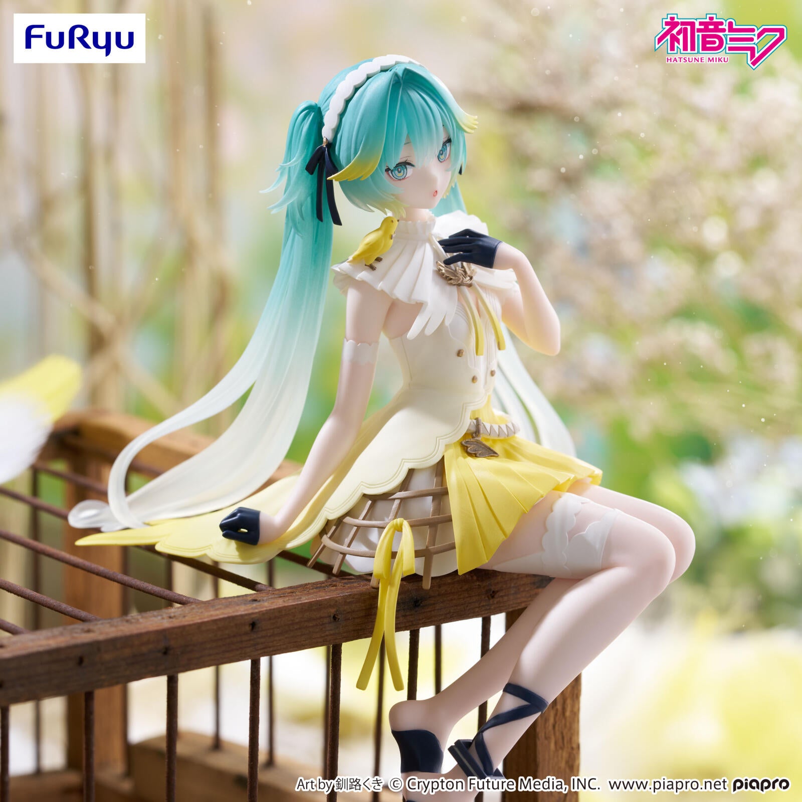 PRE ORDER Hatsune Miku: NOODLE STOPPER FIGURE - Miku (Canary Bird)