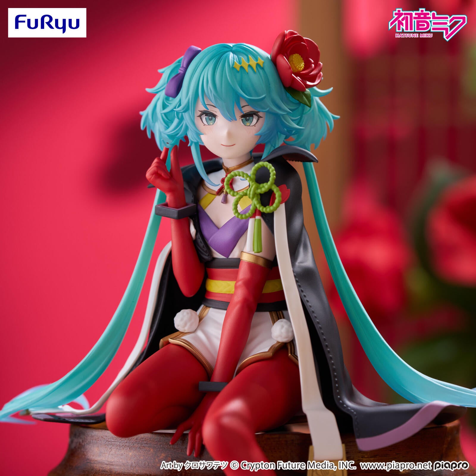 PRE ORDER Hatsune Miku: NOODLE STOPPER FIGURE - Miku Flower Fairy (Camellia)
