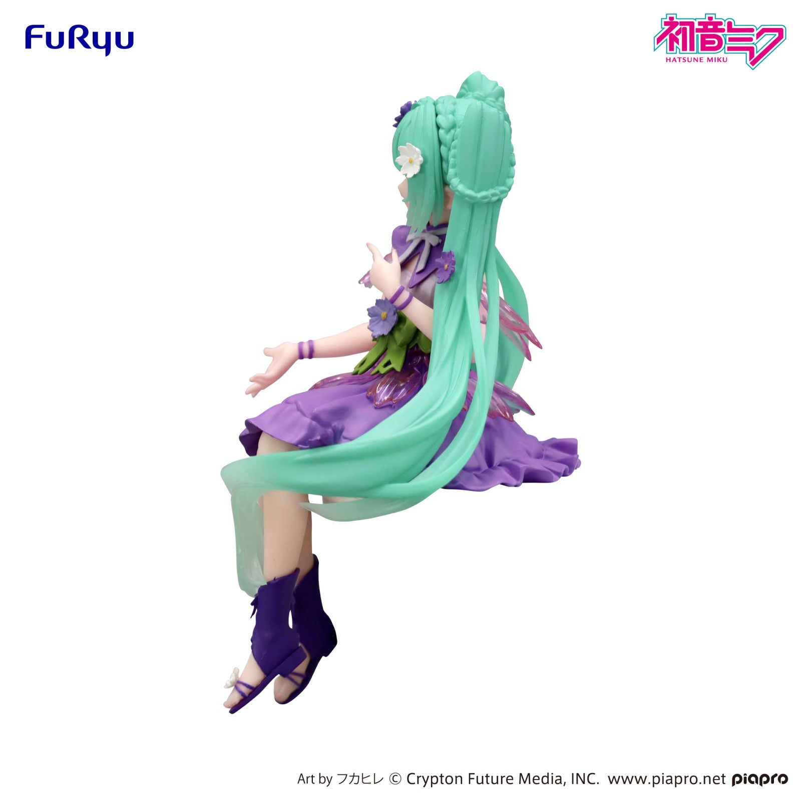 PRE ORDER Hatsune Miku: NOODLE STOPPER FIGURE - Flower Fairy Cosmos (Purple Color Version)