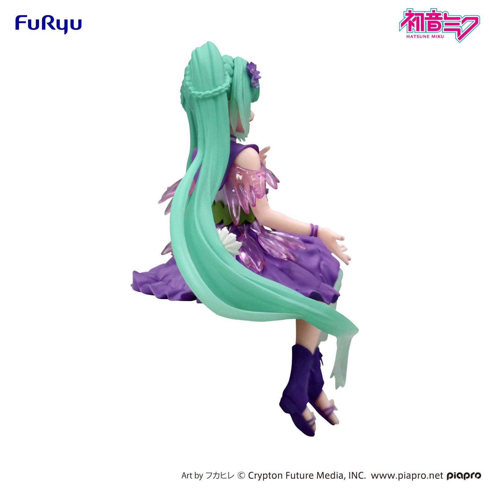 PRE ORDER Hatsune Miku: NOODLE STOPPER FIGURE - Flower Fairy Cosmos (Purple Color Version)