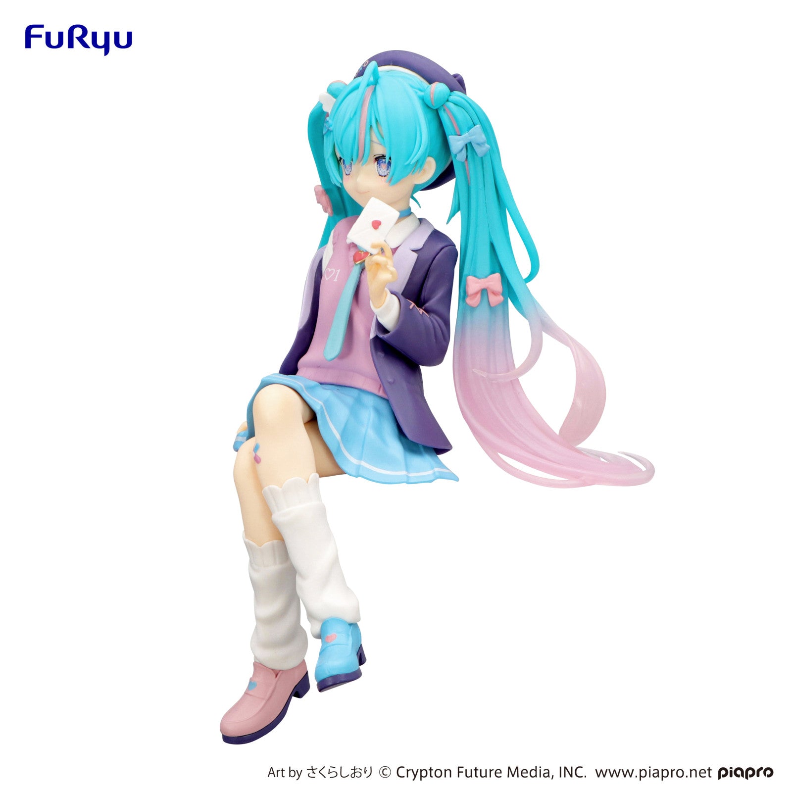 PRE ORDER Hatsune Mik: NOODLE STOPPER FIGURE - Love Blazer Miku (Navy Color Version)