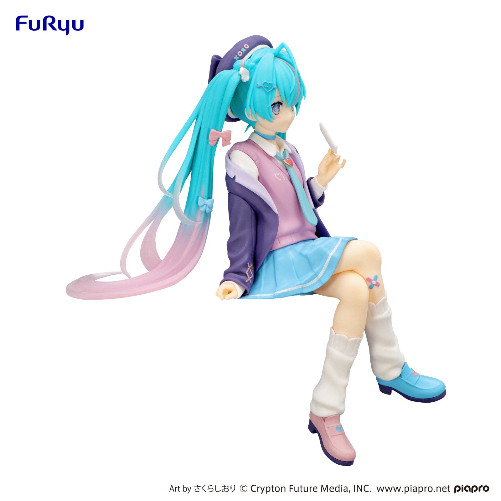 PRE ORDER Hatsune Mik: NOODLE STOPPER FIGURE - Love Blazer Miku (Navy Color Version)