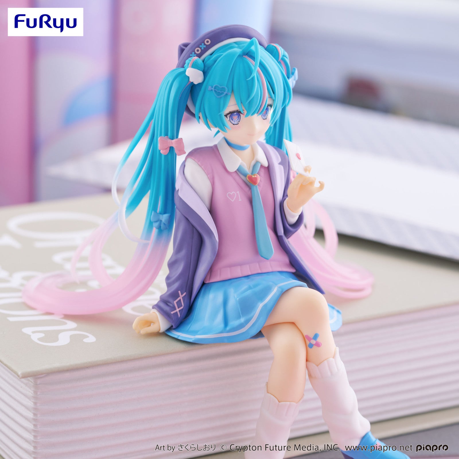 PRE ORDER Hatsune Mik: NOODLE STOPPER FIGURE - Love Blazer Miku (Navy Color Version)