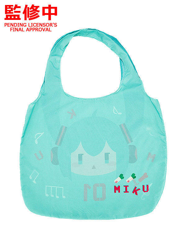 Character Vocal Series 01 Hatsune Miku Plushie Reusable Bag
