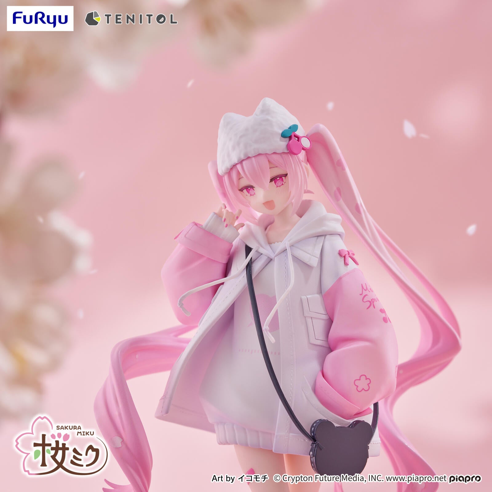 PRE ORDER Hatsune Miku: TENITOL PETIT FIGURE - Sakura Miku (Cool Style)