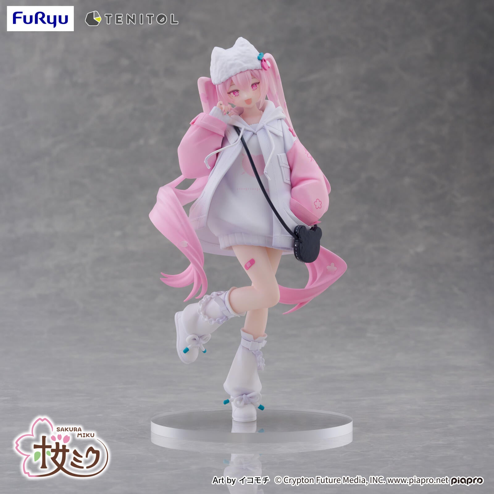 PRE ORDER Hatsune Miku: TENITOL PETIT FIGURE - Sakura Miku (Cool Style)