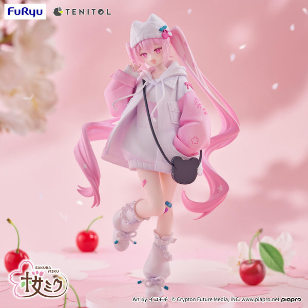 PRE ORDER Hatsune Miku: TENITOL PETIT FIGURE - Sakura Miku (Cool Style)