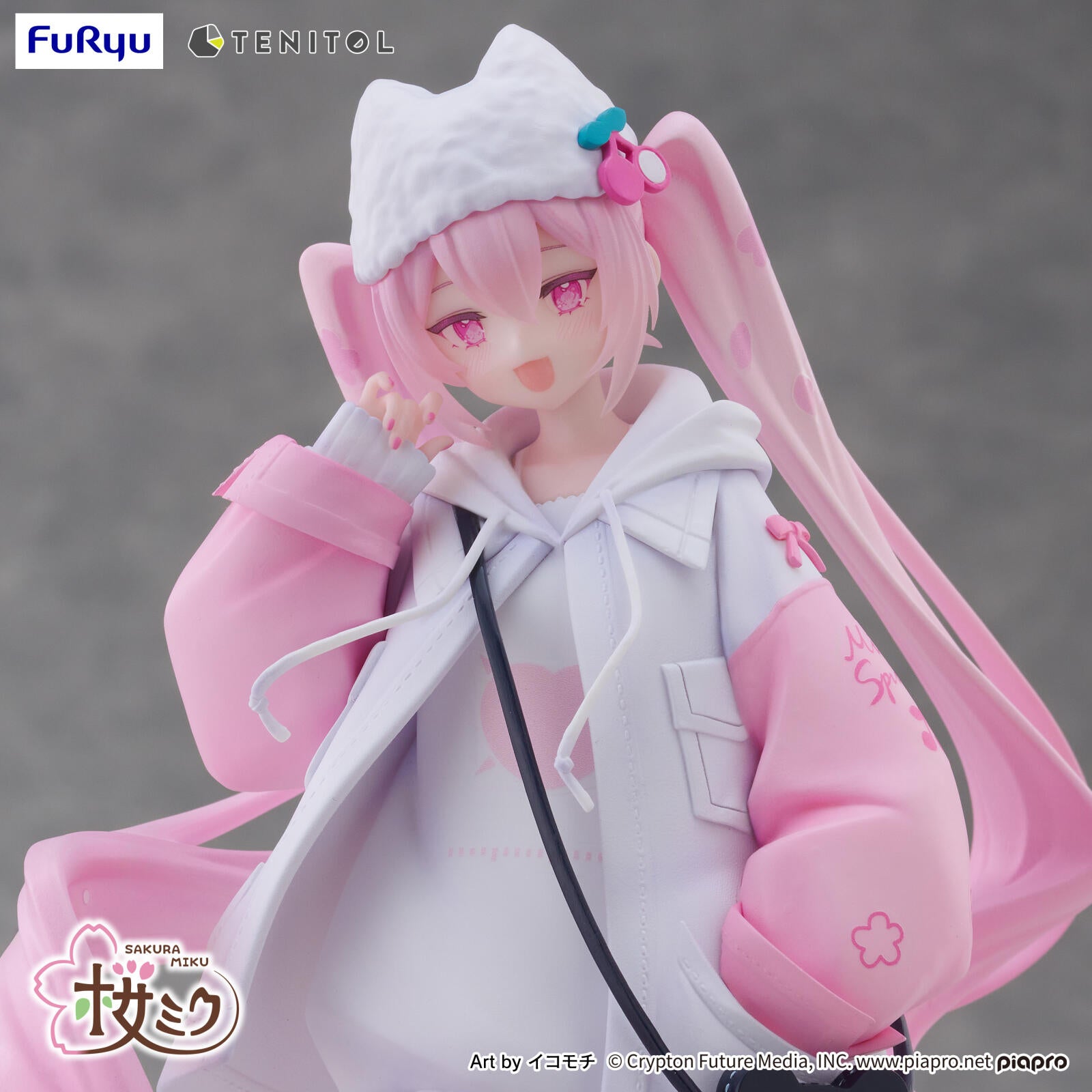 PRE ORDER Hatsune Miku: TENITOL PETIT FIGURE - Sakura Miku (Cool Style)