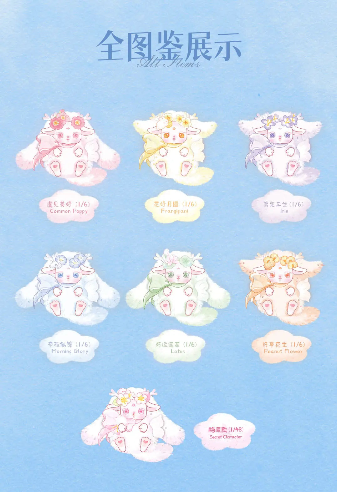 Loloan: PLUSH BLIND BOX - Blooming Deers Series