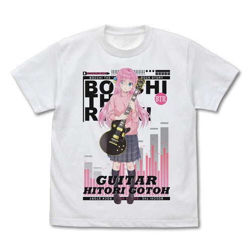 Bocchi the Rock! Goto Hitori Full Color T-Shirt White L