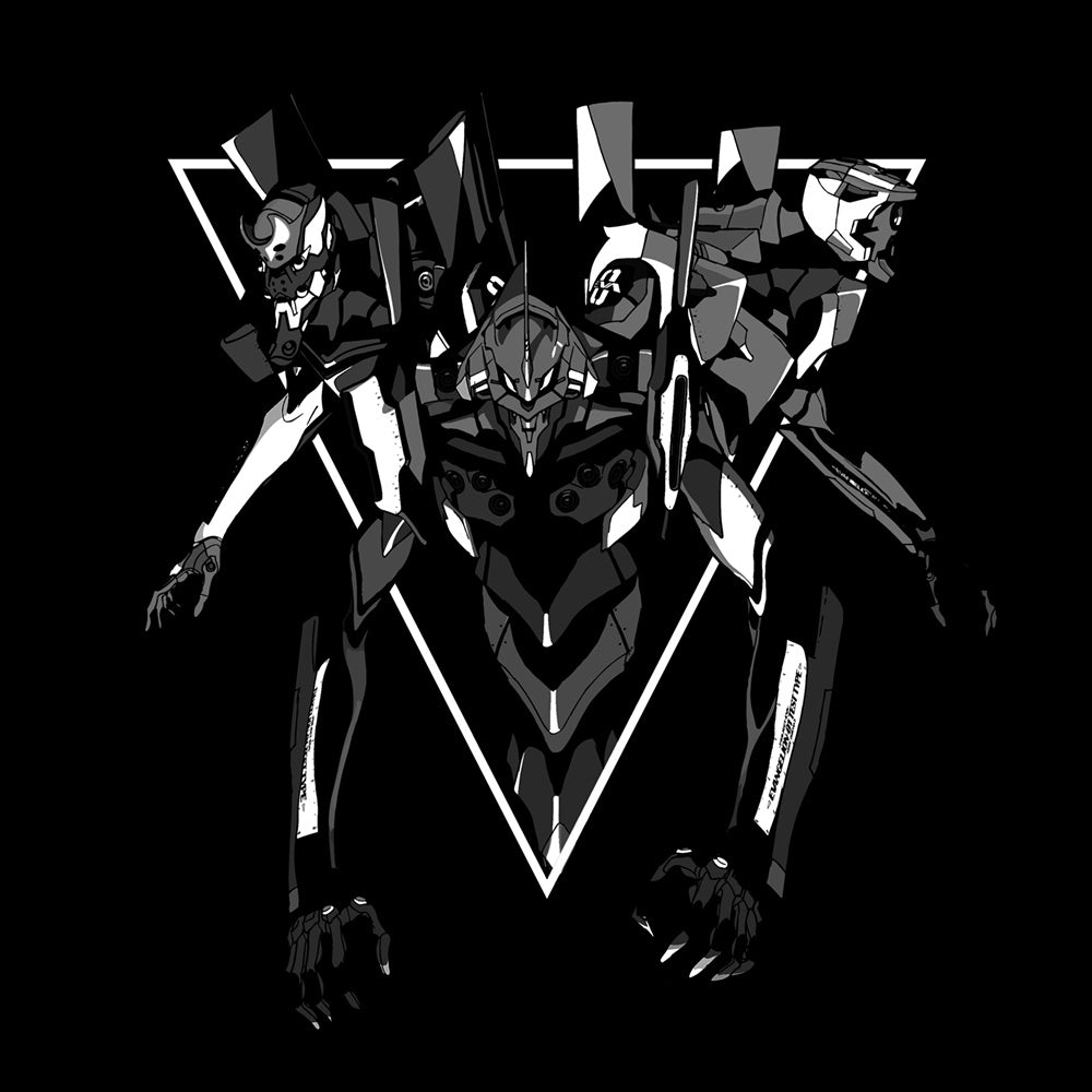 EVANGELION Triangle T-shirt BLACK XL