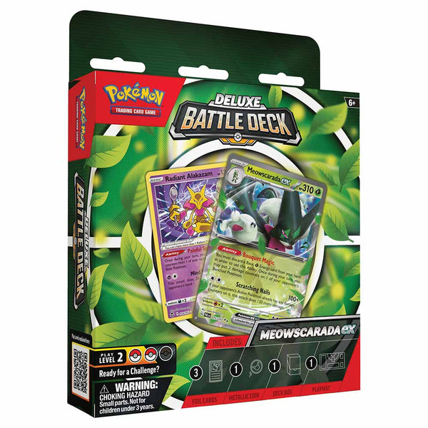 Pokemon: Quaquaval ex & Meowscarada ex - Deluxe Battle Deck (Set of 2)