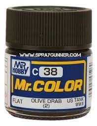 Mr Color: C38 - Flat Olive Drab 2