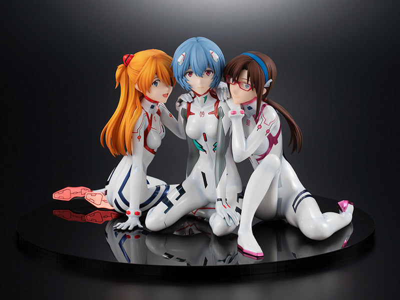 Evangelion 3.0 + 1.0 Thrice Upon a Time Asuka/Rei/Mari Newtype Cover Version 1/8 Scale