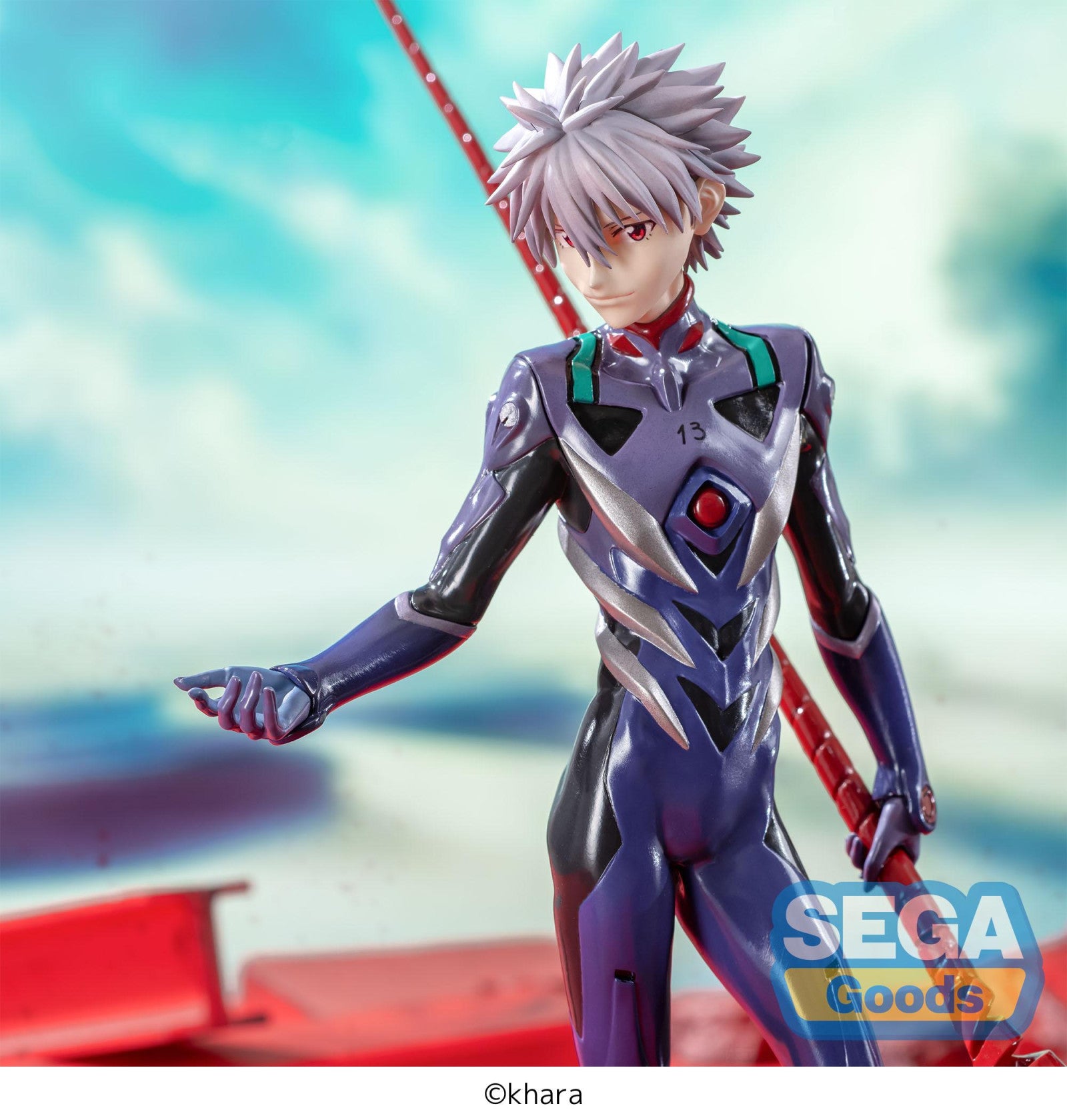 PRE ORDER Evangelion: 3.0+1.0 Thrice Upon a Time: LUMINASTA FIGURE - Kaworu Nagisa (x Spear of Longinus)