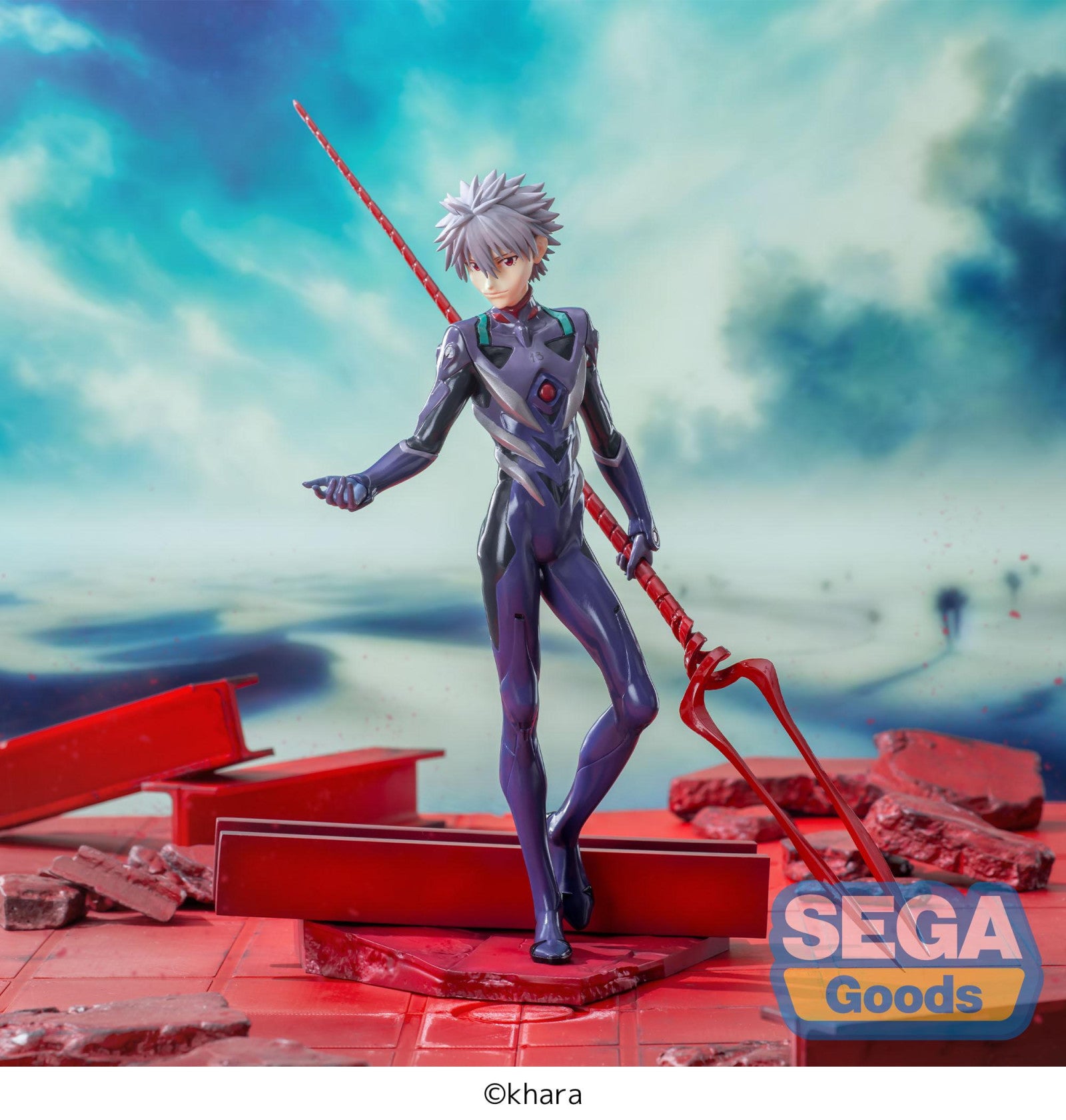 PRE ORDER Evangelion: 3.0+1.0 Thrice Upon a Time: LUMINASTA FIGURE - Kaworu Nagisa (x Spear of Longinus)