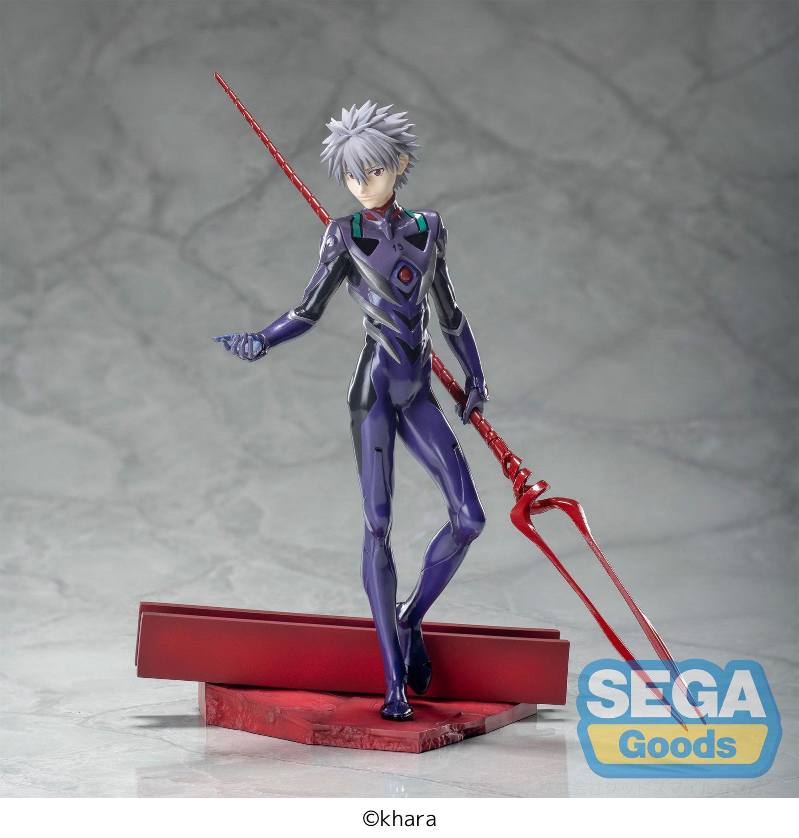 PRE ORDER Evangelion: 3.0+1.0 Thrice Upon a Time: LUMINASTA FIGURE - Kaworu Nagisa (x Spear of Longinus)