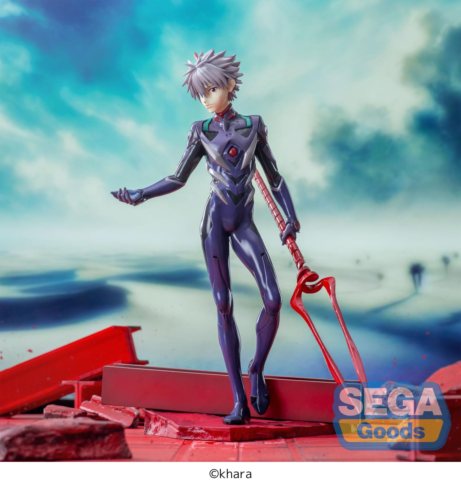 PRE ORDER Evangelion: 3.0+1.0 Thrice Upon a Time: LUMINASTA FIGURE - Kaworu Nagisa (x Spear of Longinus)