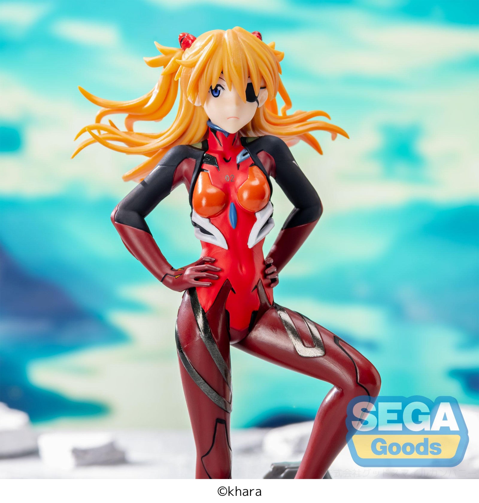 PRE ORDER Evangelion 3.0 + 1.0 Thrice Upon a Time LUMINASTA VIGNETTEUM FIGURE - Asuka Shikinami Langley (30th Anniversary Version)