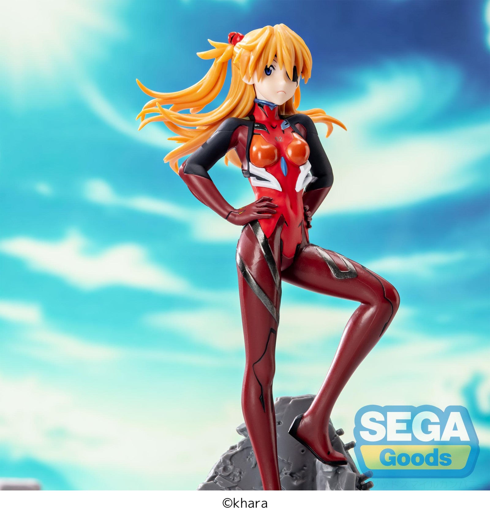 PRE ORDER Evangelion 3.0 + 1.0 Thrice Upon a Time LUMINASTA VIGNETTEUM FIGURE - Asuka Shikinami Langley (30th Anniversary Version)