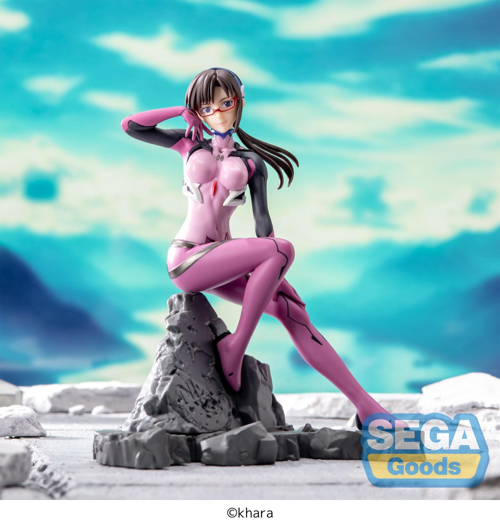 PRE ORDER Evangelion 3.0+1.0 Thrice Upon a Time: LUMINASTA VIGNETTEUM FIGURE - Mari Makinami Illustrious (30th Anniversary Version)