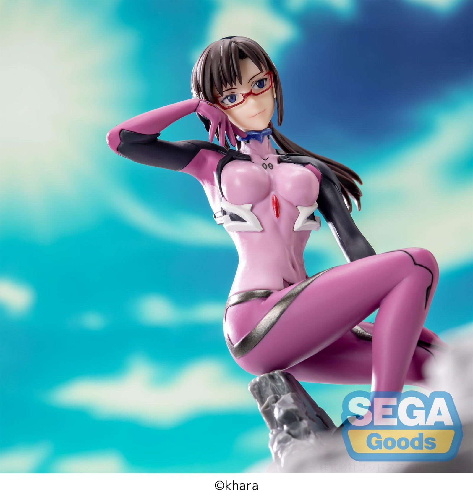 PRE ORDER Evangelion 3.0+1.0 Thrice Upon a Time: LUMINASTA VIGNETTEUM FIGURE - Mari Makinami Illustrious (30th Anniversary Version)